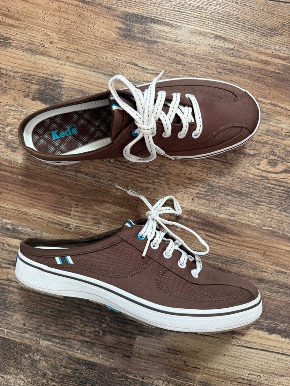 Women's Keds Slip On Sneakers Brown Size 9